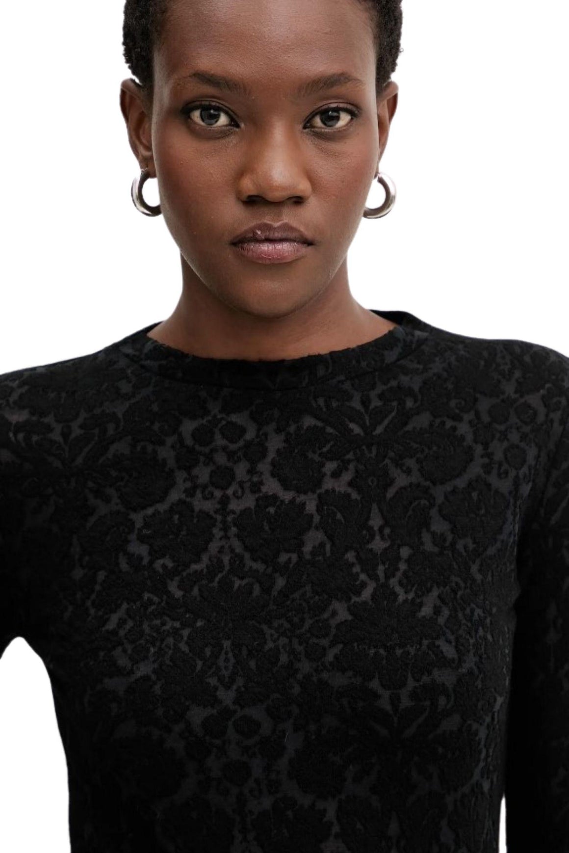  Pinko Camicetta Con Lana Colore Nero Woman - 3