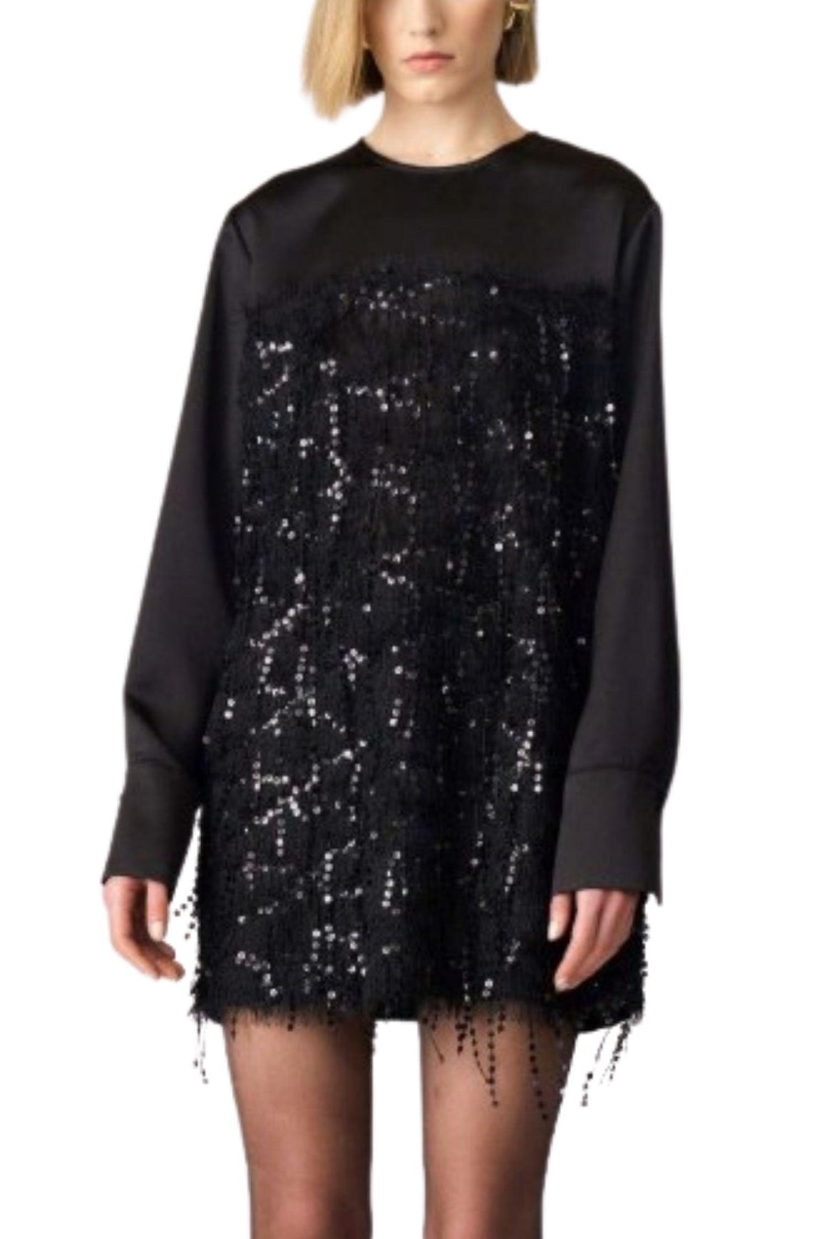  Jucca Abito Con Pailettes Nero Woman - 1