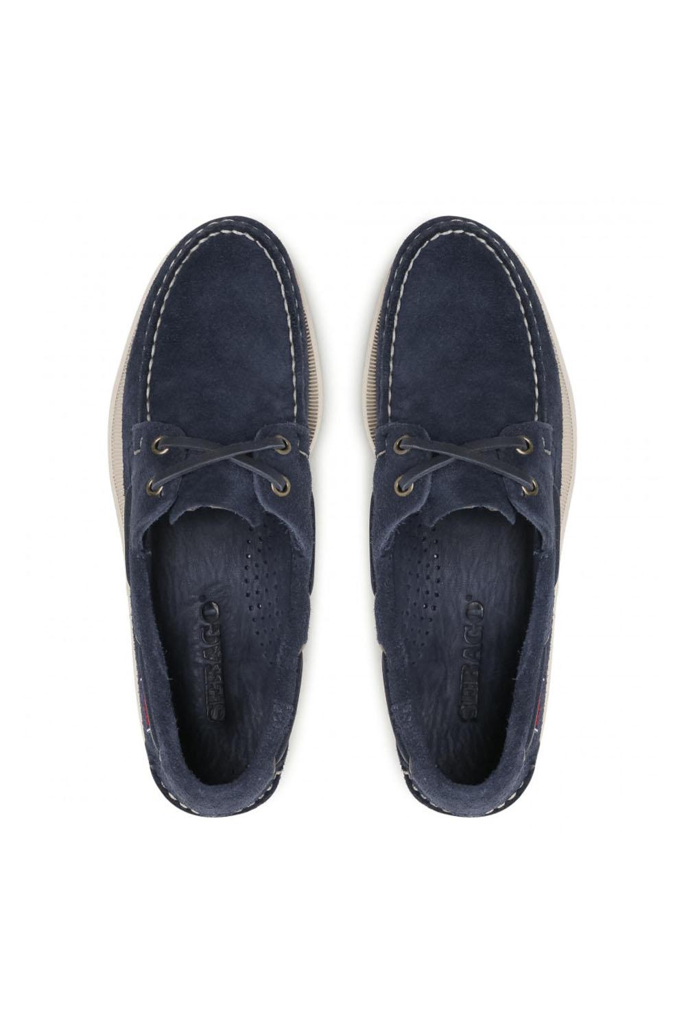  Sebago Mocassino Portland Blue Navy Uomo - 4