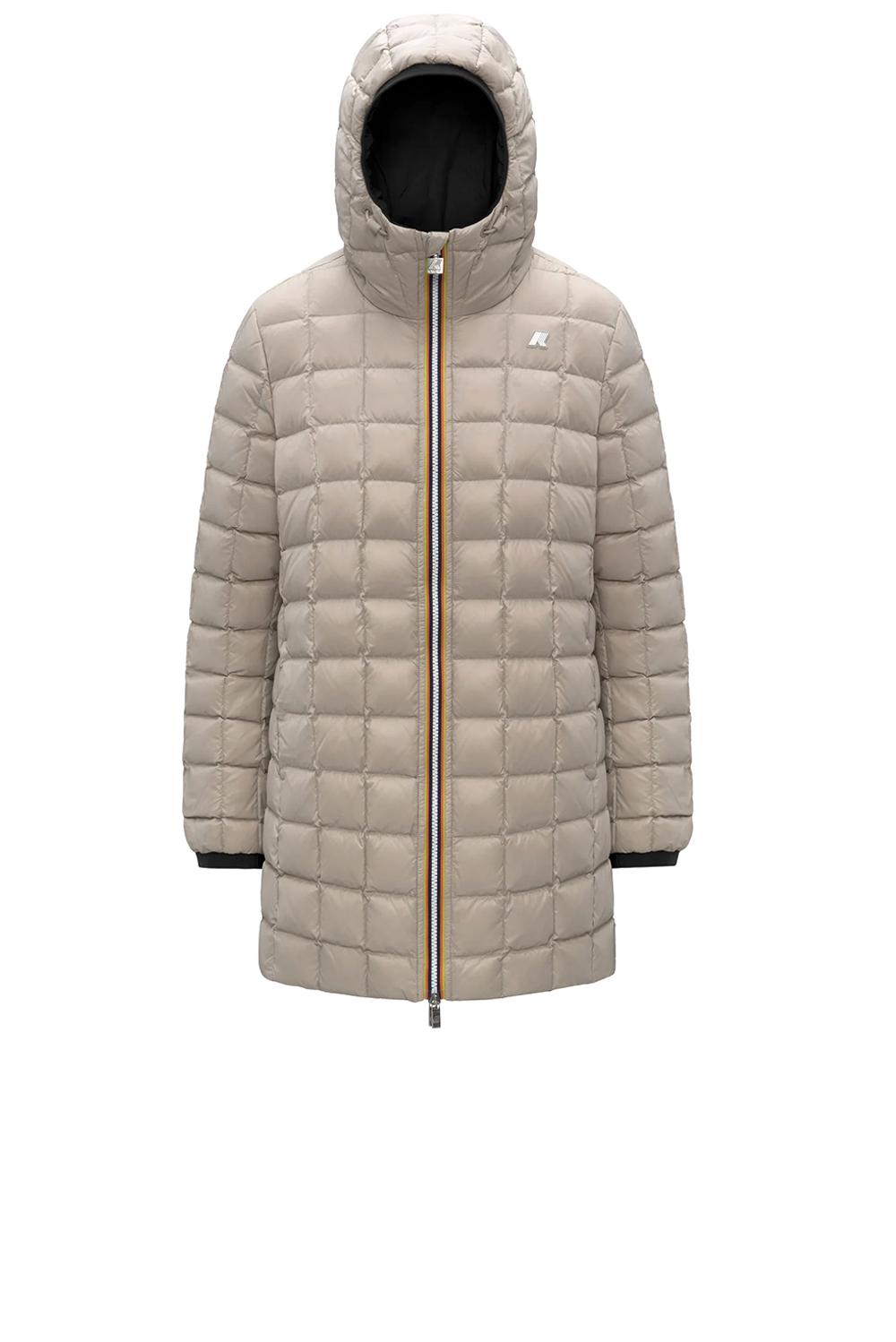  K-way Giacca Sophie Reversibile Black - Beige Woman - 2