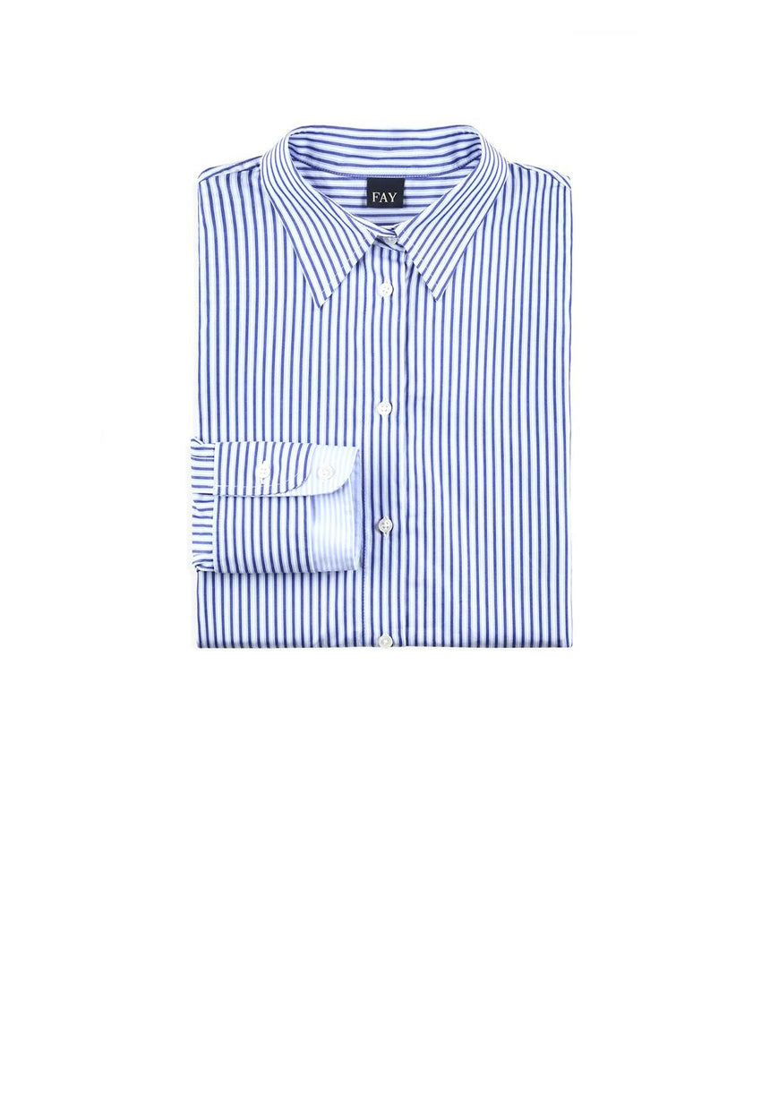  Fay Camicia Regular Woman Indaco