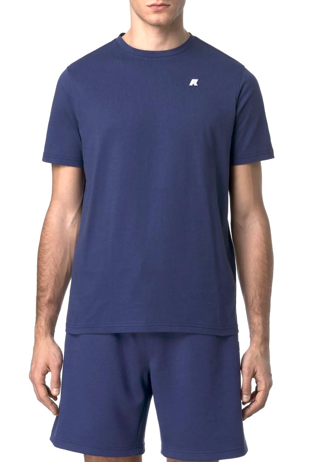  K-way T-shirt Odom Blue Uomo - 2