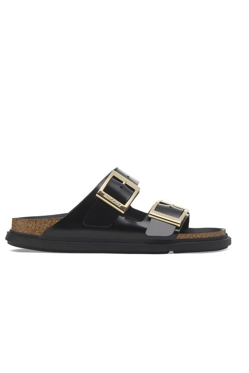  Birkenstock Arizona Droplet Buckle Shine Black Woman - 1