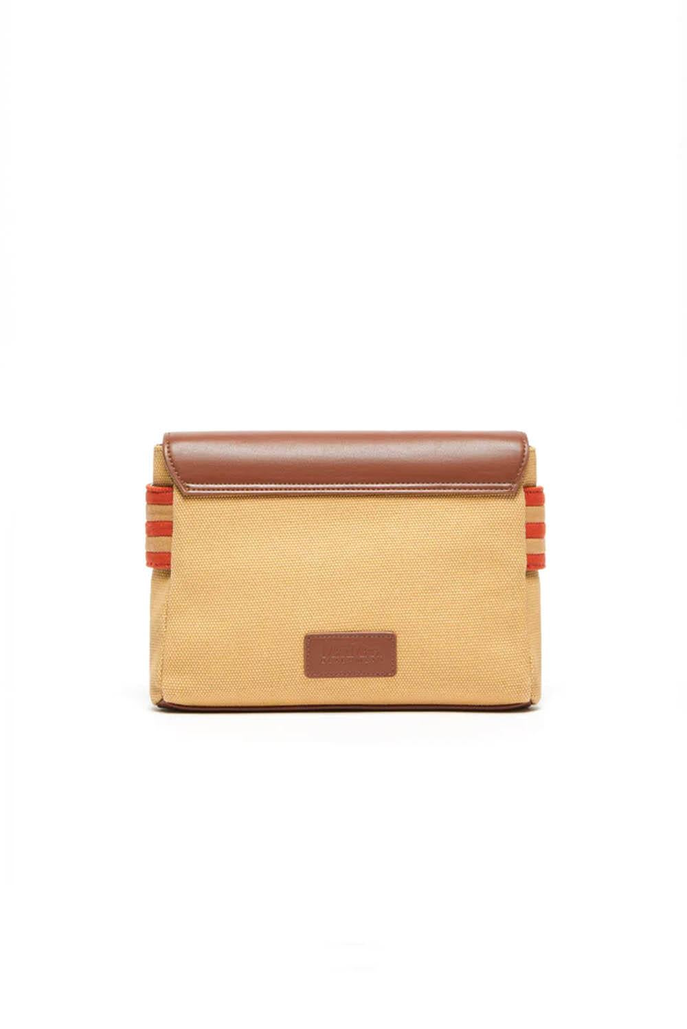 Max Mara Pochette In Canvas Opice Camel Woman - 2