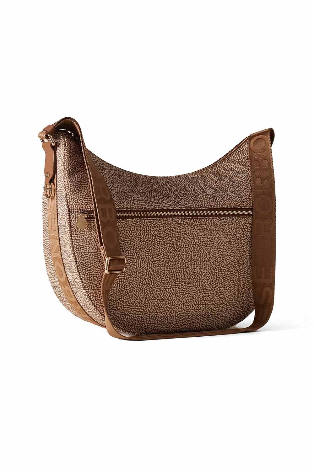  Borbonese Eco Line Luna Bag Medium Beige Woman - 2