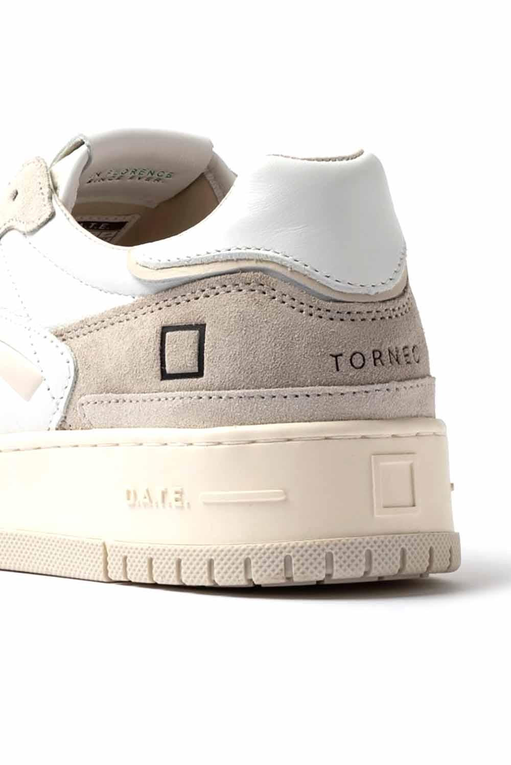  Date D.a.t.e. Sneakers Torneo White Beige Uomo - 4