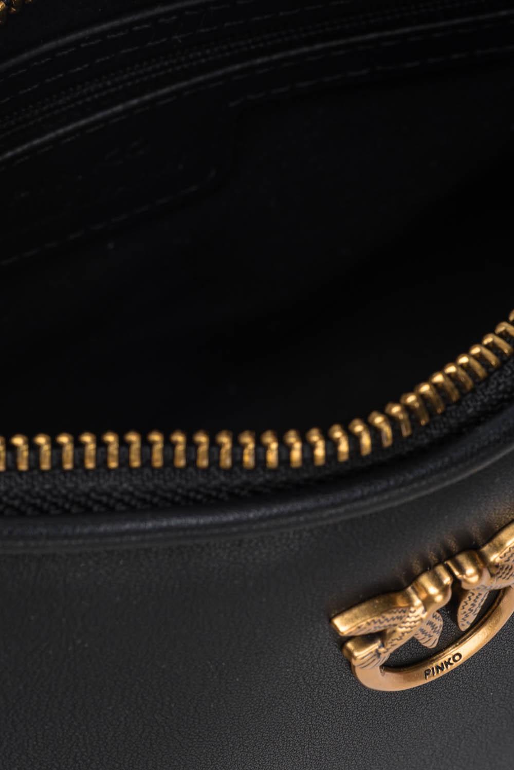  Pinko Mini Half Moon Bag Nero Woman - 3