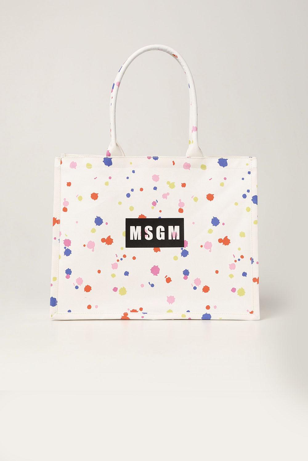  Msgm Shopping Bag<br> White Woman - 1