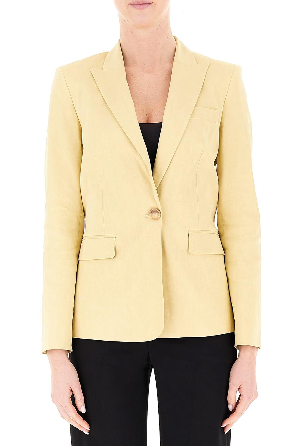  Pinko Blazer Equilibrato Giallo Woman - 2