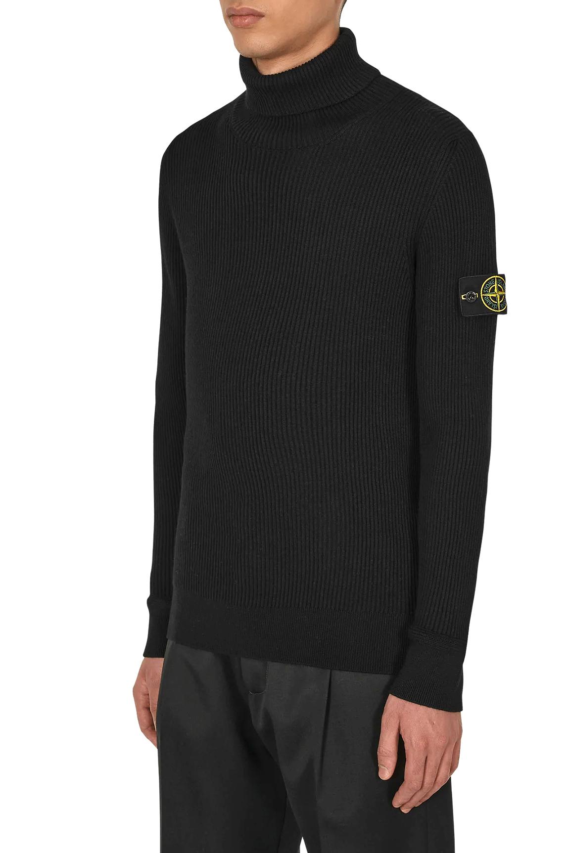  Stone Island Maglia Dolcevita Black Uomo - 6