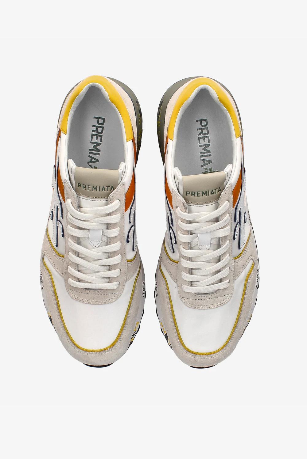  Premiata Sneakers Mick Arancione Uomo - 4